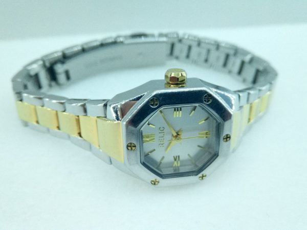 Relic All Stainless Steel Japan Movement Quartz Wristwatch zr34190 - Image 4