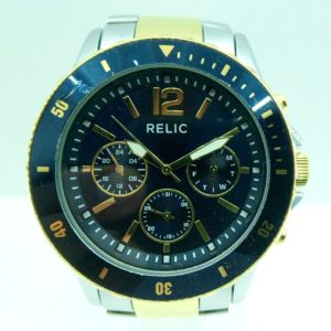 Relic Stainless Steel Japan Movement Quartz Wristwatch zr15772