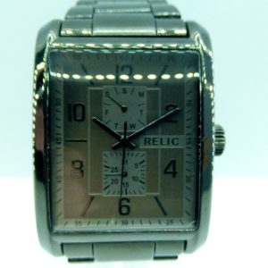 "Julian" Relic Gunmetal Japanese Quartz Movement Wristwatch zr15846