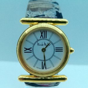 Nicole Miller "Time Flies" Edition Swiss Movement Quartz Wristwatch