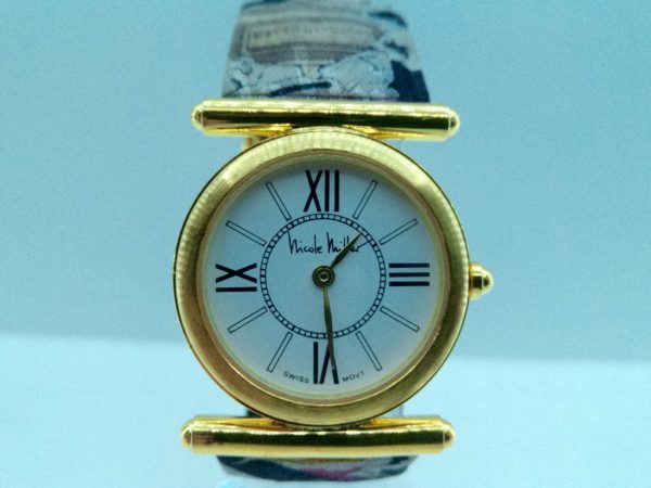 Nicole Miller "Time Flies" Edition Swiss Movement Quartz Wristwatch