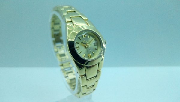 Relic All Stainless Steel Japan Movement Quartz Wristwatch zr34207 Gold Watch GreatWatchesOnline.com