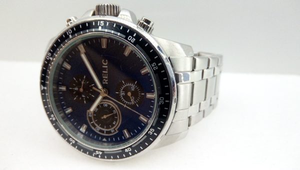 Relic All Stainless Steel Japan Movement Quartz Wristwatch zr15835 Great Watches Online GreatWatchesOnline.com