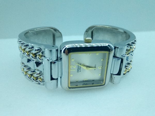 Embassy by Gruen Japan Movement Quartz Wristwatch Cuff geh3566L Embassy GEM3566L GreatWatchesOnline.com