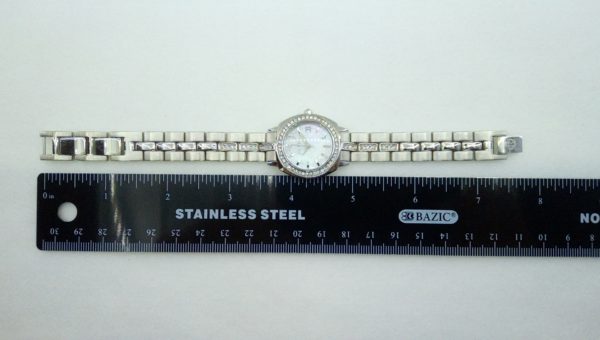 Relic All stainless Steel Japan Movement Quartz Wristwatch zr12035 Crystal Bezel Watch GreatWatchesOnline.com