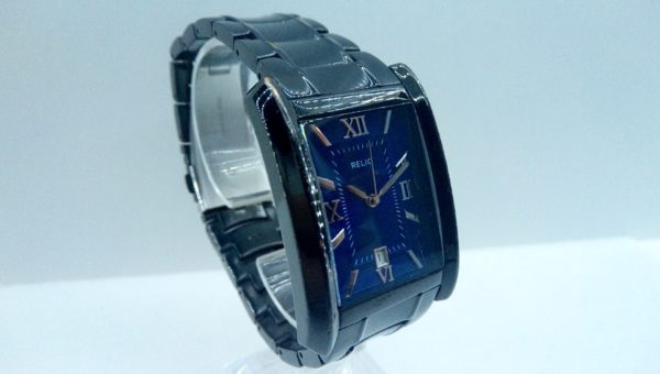 Relic Japanese Movement Quartz Wristwatch zr77250 Black Watch GreatWatchesOnline.com