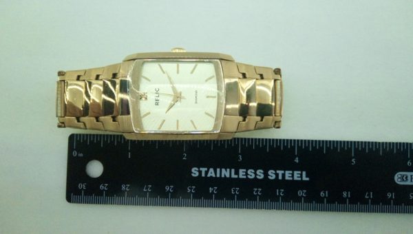 Relic All Stainless Steel Japanese Movement Quartz Wristwatch zr77292 Gold Watch GreatWatchesOnline.com